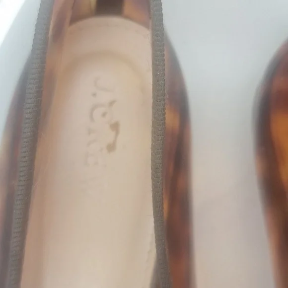 J. Crew Gemma tortoise flats Size 9 - Picture 6 of 12
